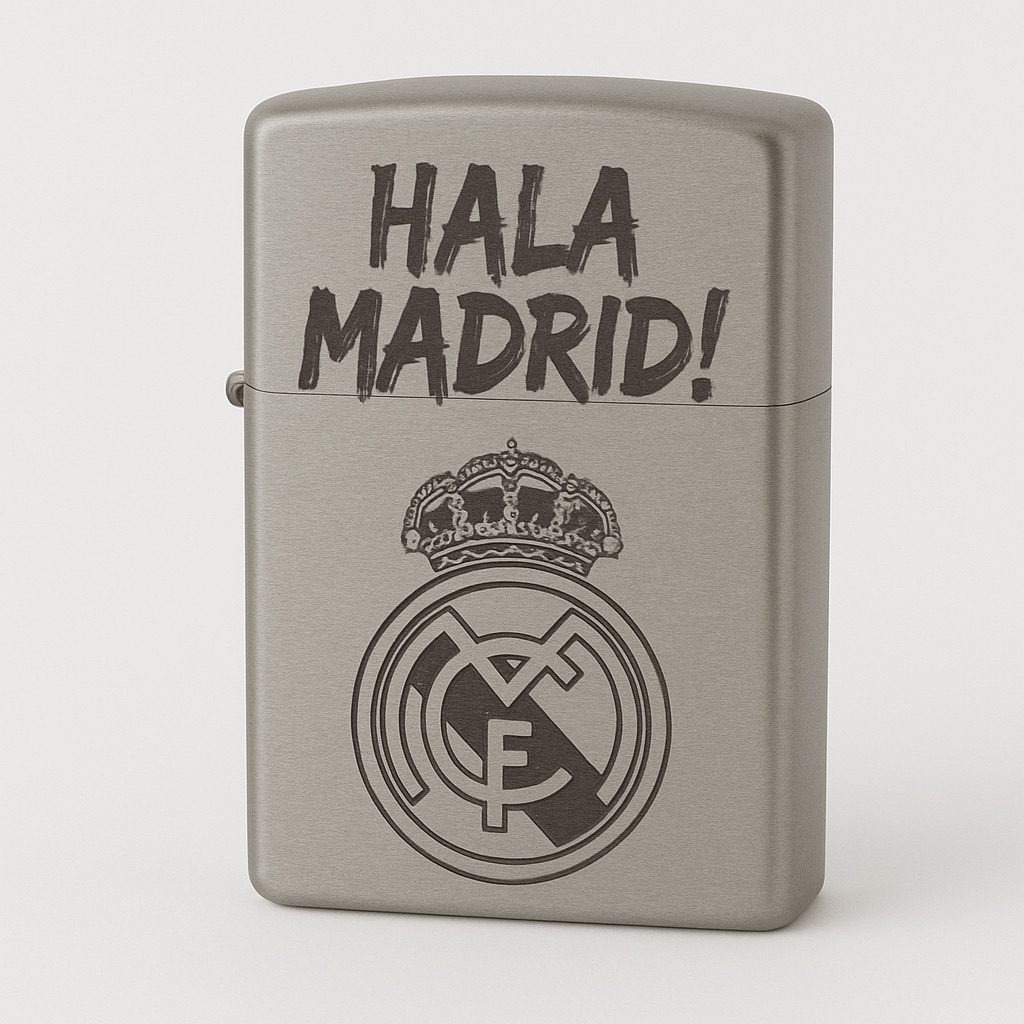 فندک زیپو رئال مادرید ( hala madrid )