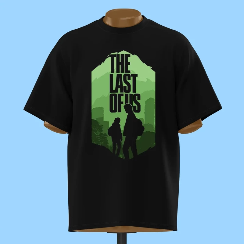 تیشرت The Last Of Us کیفیت عالی مشکی