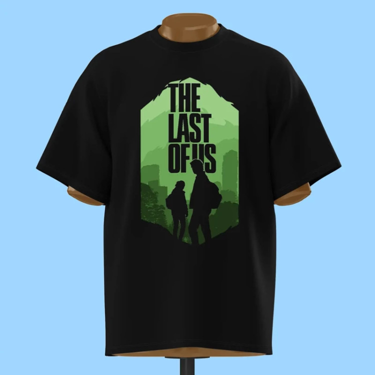 تیشرت The Last Of Us کیفیت عالی مشکی