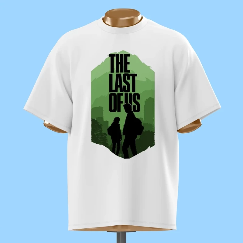 تیشرت The Last Of Us کیفیت عالی سفید