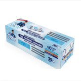 ست تی دسته دار و دستمال مرطوب مخصوص تی مستر اوکسی Mr. Oxy قابل شستشو بسته 50 عددی
