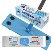 ست تی دسته دار و دستمال مرطوب مخصوص تی مستر اوکسی Mr. Oxy قابل شستشو بسته 50 عددی