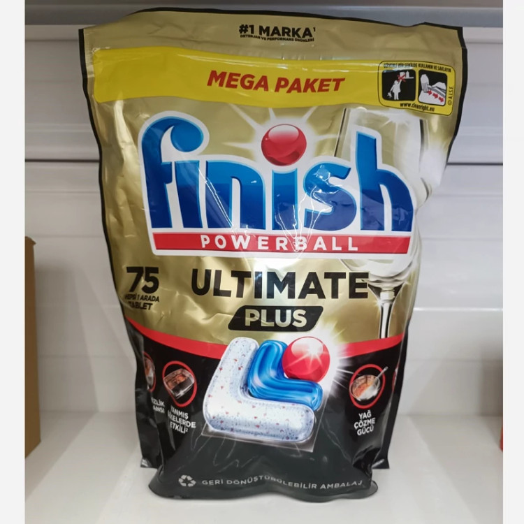 قرص ماشین ظرفشویی فینیش مدل التیمیت پلاس75عددی Ultimate Plus Hepsi 1 Ardaتاریخ جدید