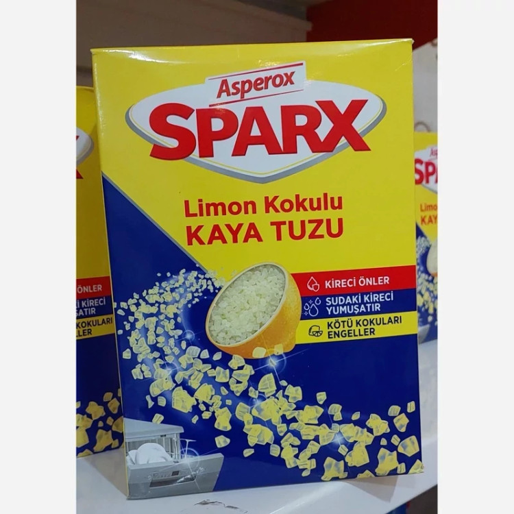 نمک ماشین ظرفشوئی آسپروکس 1/5kبا رایحه لیمو Asperox
