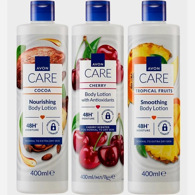 لوسیون بدن آون با عصاره میوه ها Avon care
