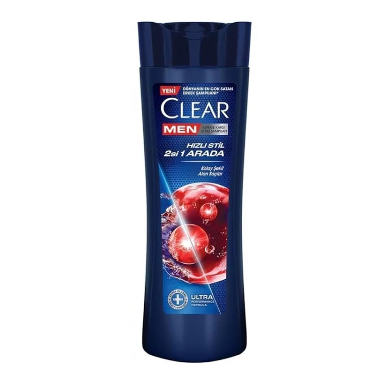 شامپو کلیر ترکیه 350 میل (ضد شوره و حالت دهنده) CLEAR