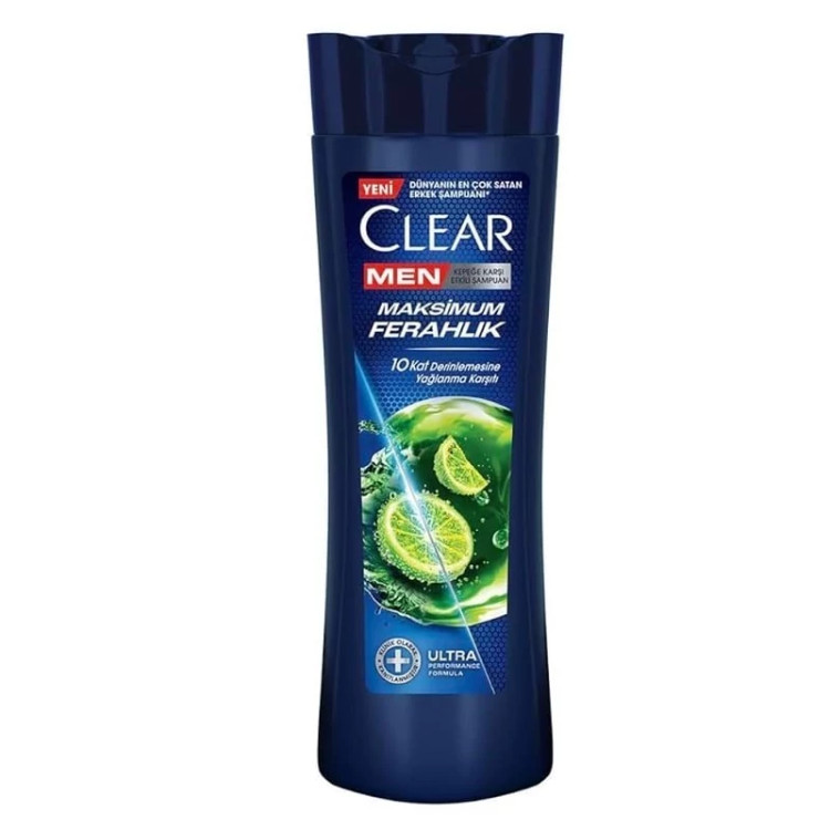 شامپو کلیر ترکیه 350 میل (ضد شوره موهای چرب) CLEAR