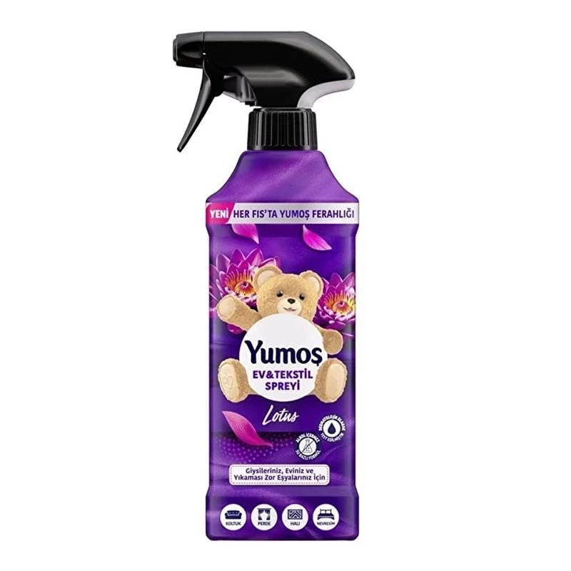 اسپری خوشبو کننده یوموش 450 میل yumosh  مدل LOTUS رایحه گل نیلوفر
