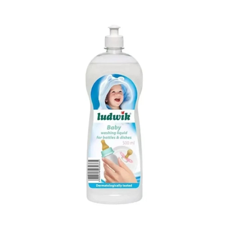 مایع استریل ظروف کودک لودویک Ludwik حجم 500 میل
