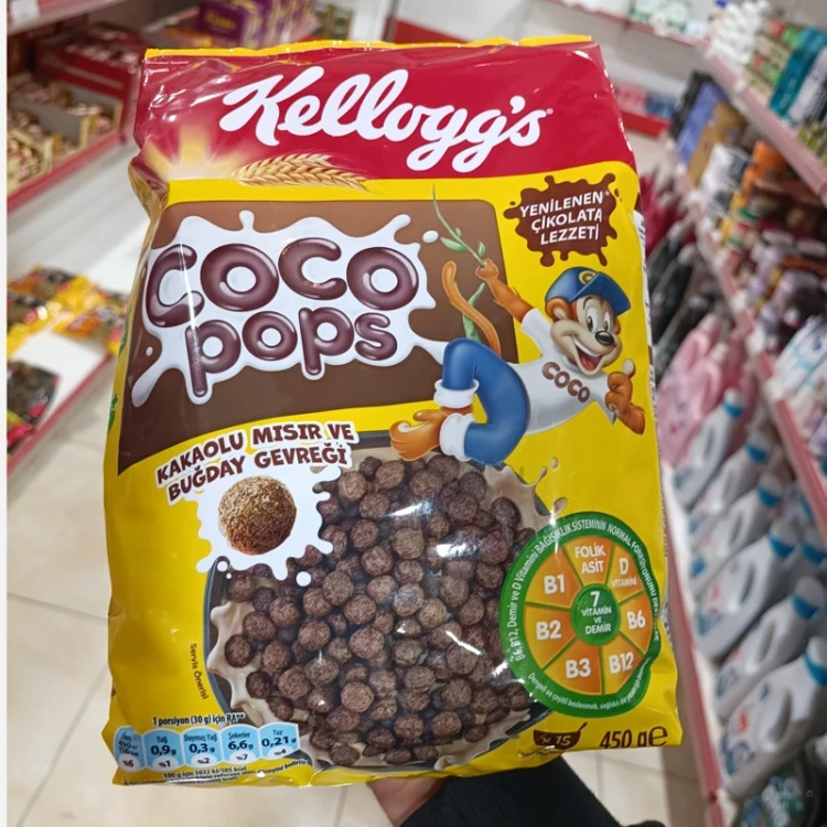 کورن فلکس کاکائویی کوکوپاپس کلوگز 450 گرم
