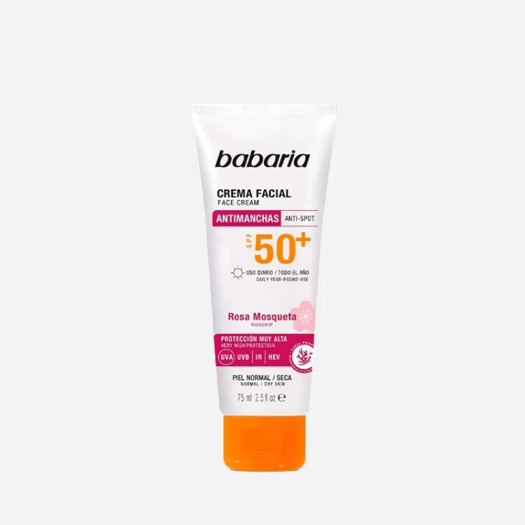 کرم ضد آفتاب SPF 50 ضد لک و ضد چروک باباریا