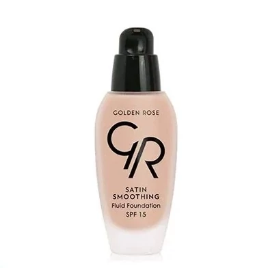کرم پودر ساتین ویتامینه SPF15 گلدن رز شماره 23