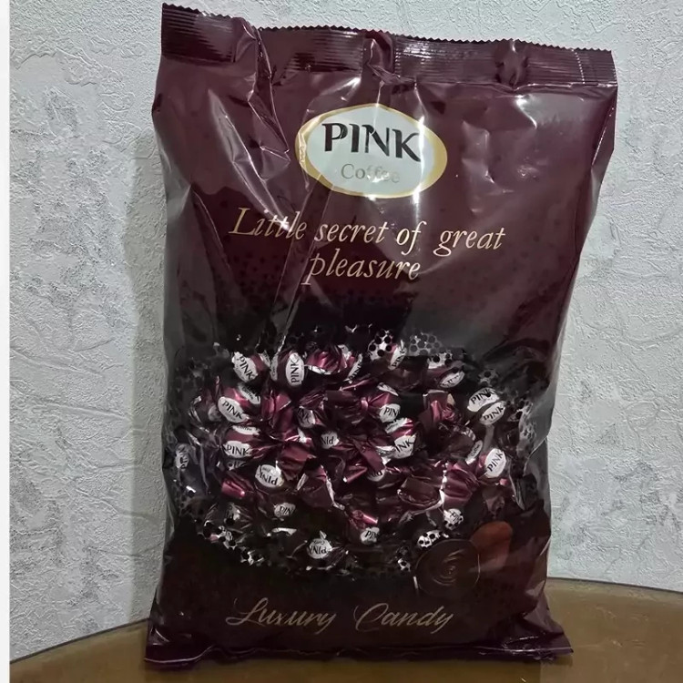 شکلات ترافل پینک قهوه Pink Truffle بسته نیم کیلویی