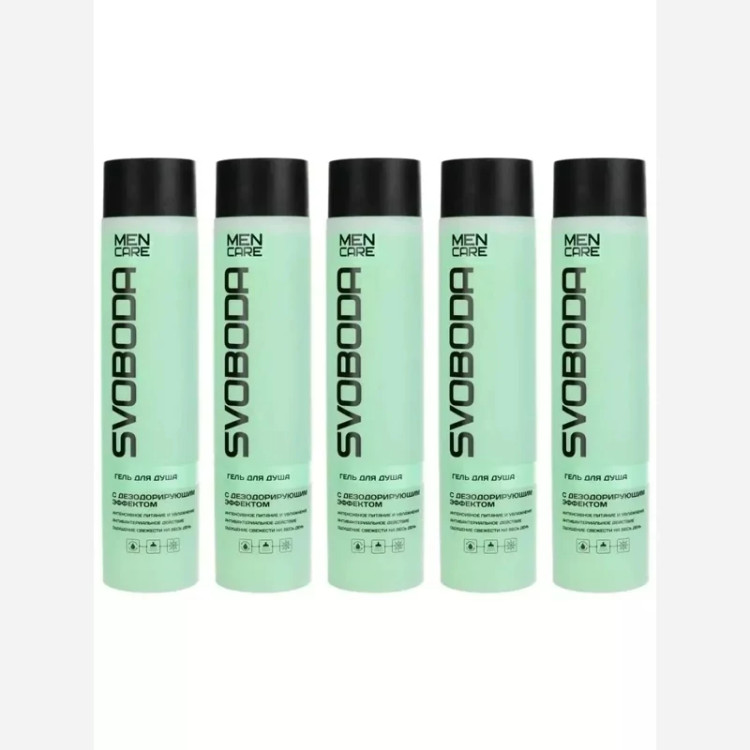 ژل دوش Svoboda Men Care با اثردئودورانت ضدتعریق