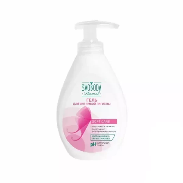 ژل بهداشتی بانوان اسوبودا مدل Soft Care حجم 300 میل