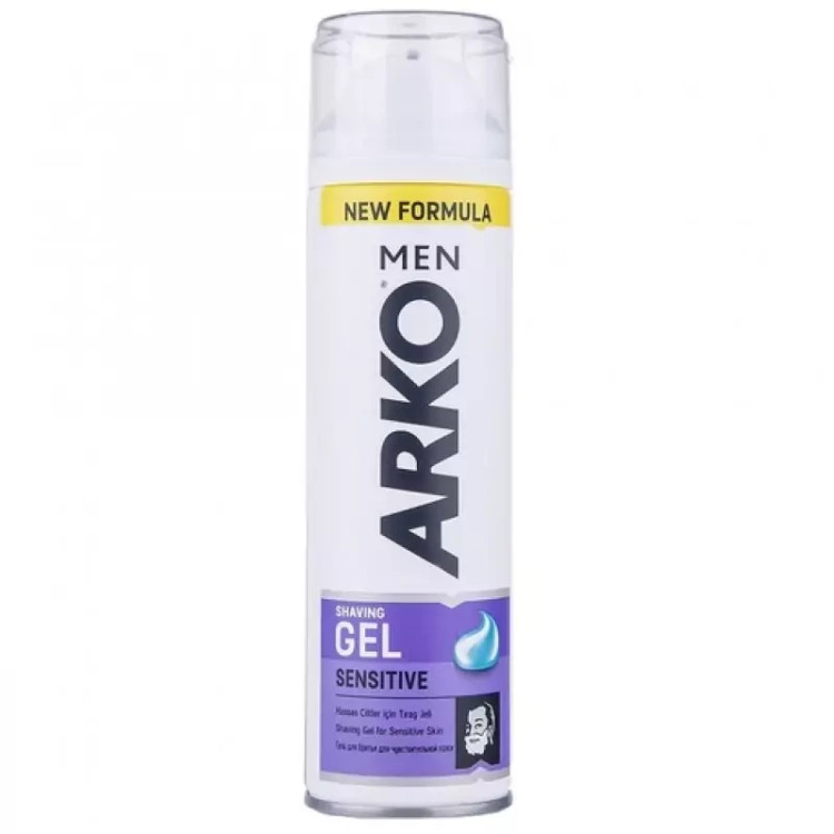 ژل اصلاح ریش آرکو ARKO مدل Sensitive حساس برای پوست های حساس