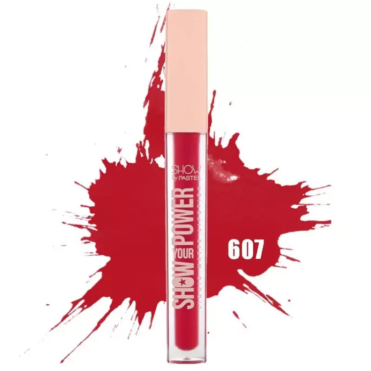 رژلب مایع پاستل (Pastel) مدل Show Your Power کد 607