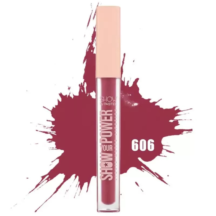 رژلب مایع پاستل (Pastel) مدل Show Your Power کد 606