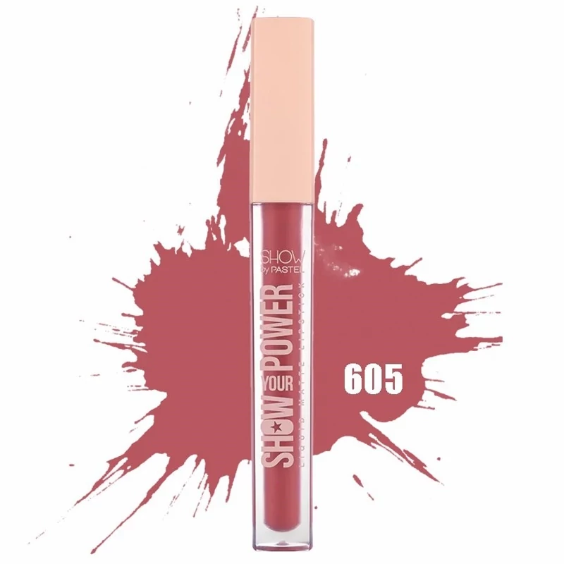 رژلب مایع پاستل (Pastel) مدل Show Your Power کد 605