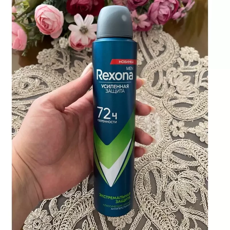 دئودورانت ضد تعریق مردانه REXONAحجم 200میل اصلی روسیه