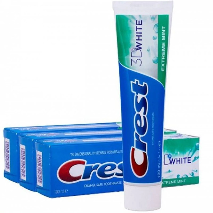 خمیر دندان کرست سفید کننده 3D White اصل آلمان حجم 100 میل