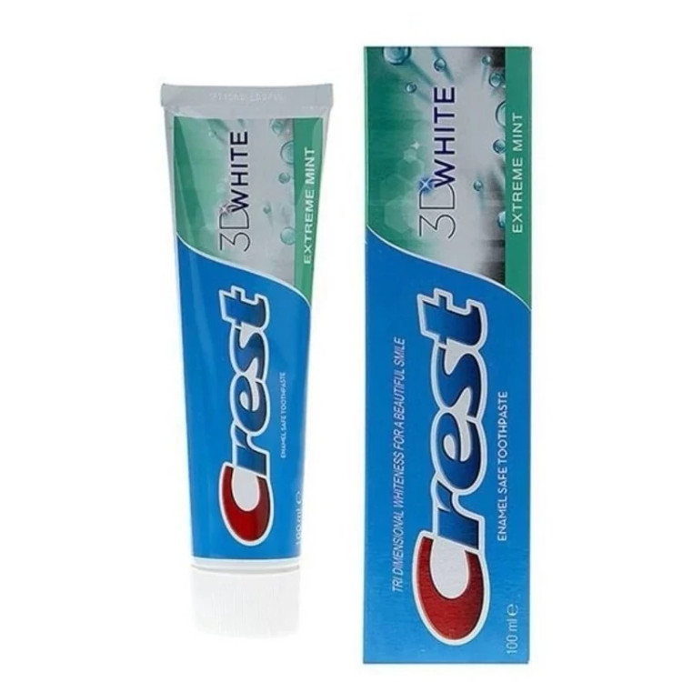 خمیر دندان کرست 3D White حجم 100 میل