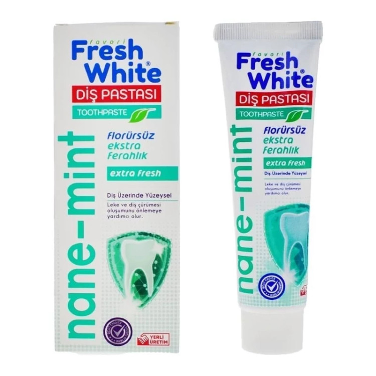 خمیردندان Fresh White با طعم نعناع (nane-mint)