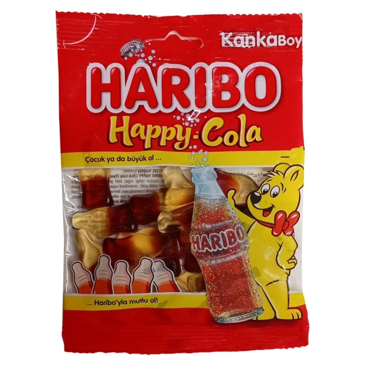 پاستیل هاریبو مدل Happy Cola وزن 80 گرم