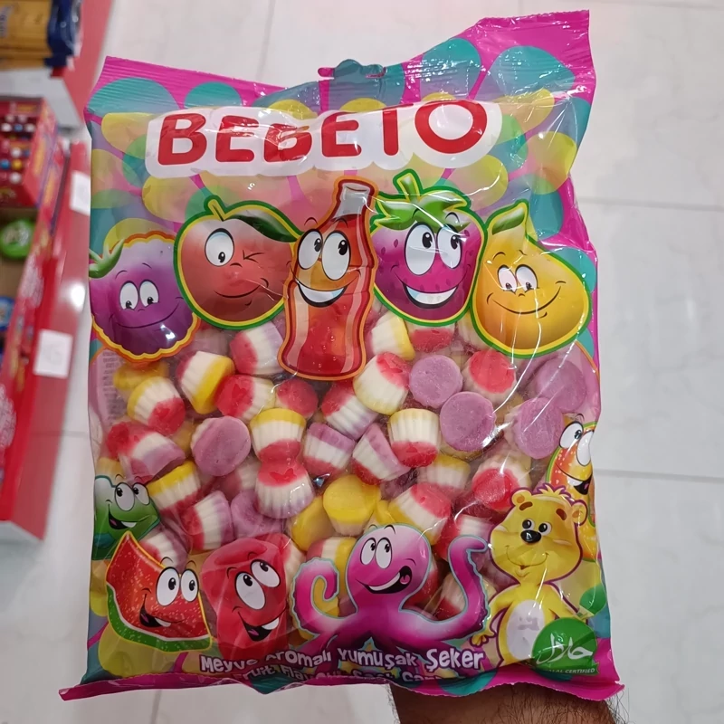 پاستیل ببتو BEBETO در انواع طعم ها وزن  یک کیلویی