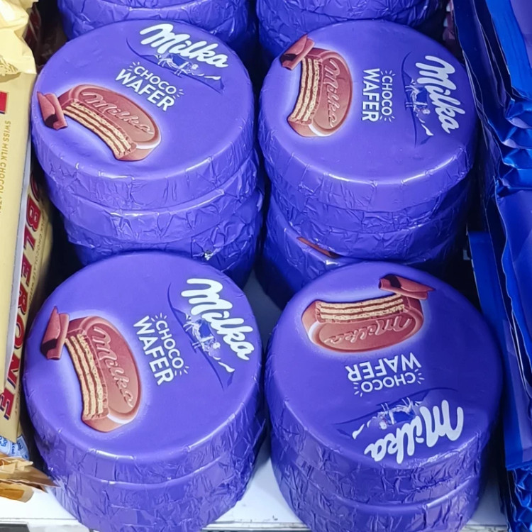 بیسکویت سکه ای با روکش شکلاتی میلکا 30 گرم Milka Choco Wafer