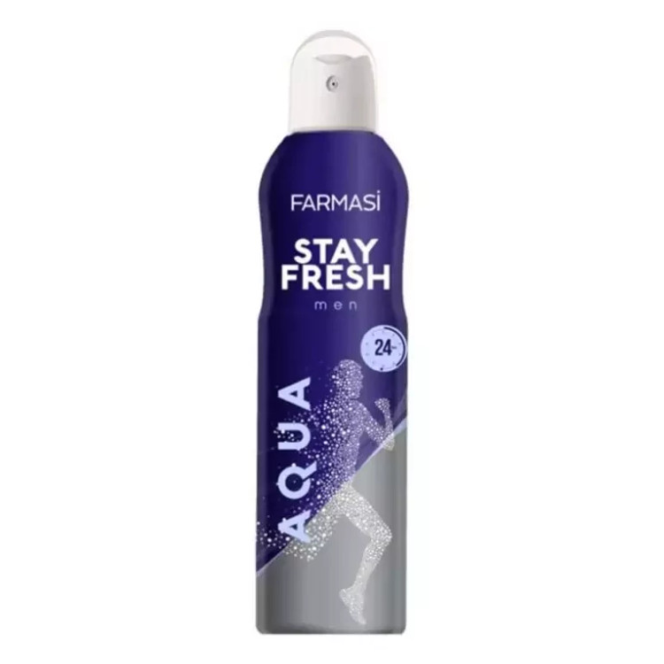 اسپری دئودورانت stay fresh مردانه فارماسی آکوا