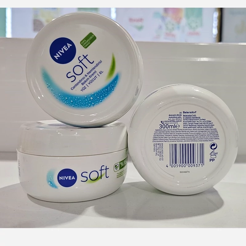 کرم نیوا سافت Nivea Soft نرم کننده و مرطوب کننده حجم 300 میل