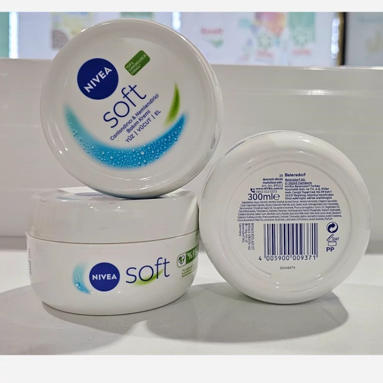 کرم نیوا سافت Nivea Soft نرم کننده و مرطوب کننده حجم 300 میل