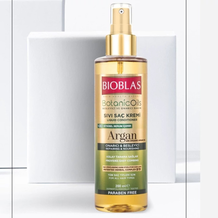 اسپری دوفاز حاوی روغن آرگان بیوبلاس Bioblas