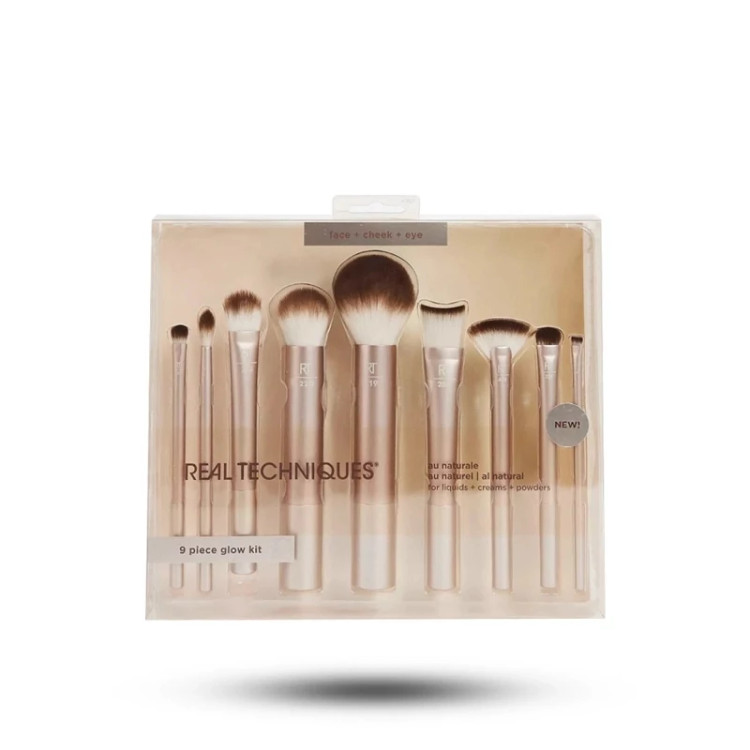 ست براش 9 تکه ریل تکنیک مدل Au Naturale