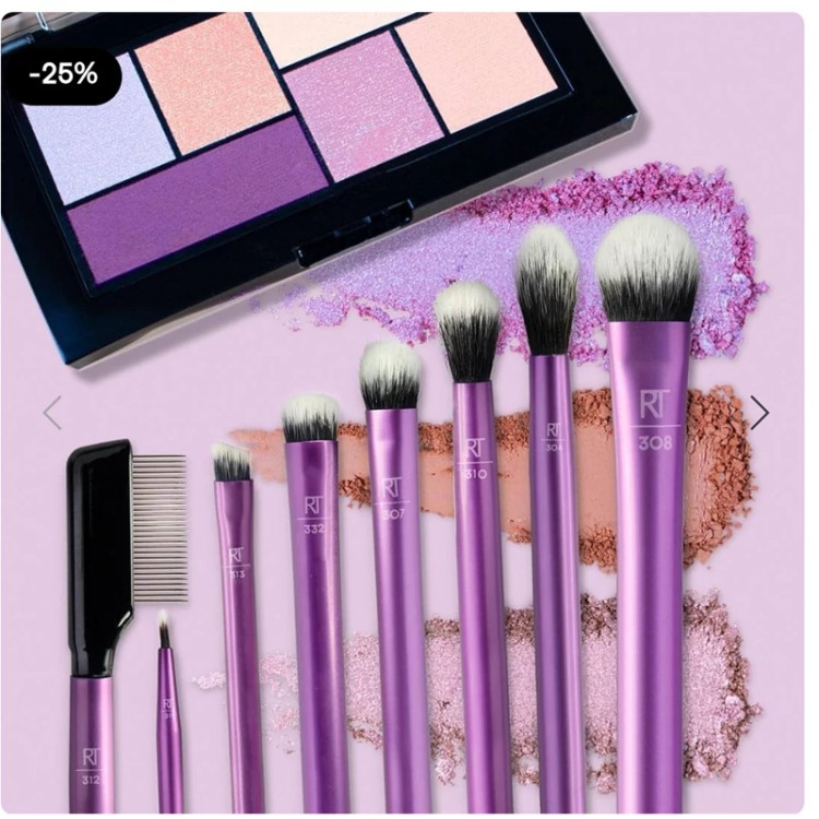 ست براش 8 عددی سایه و ابرو ریل تکنیک