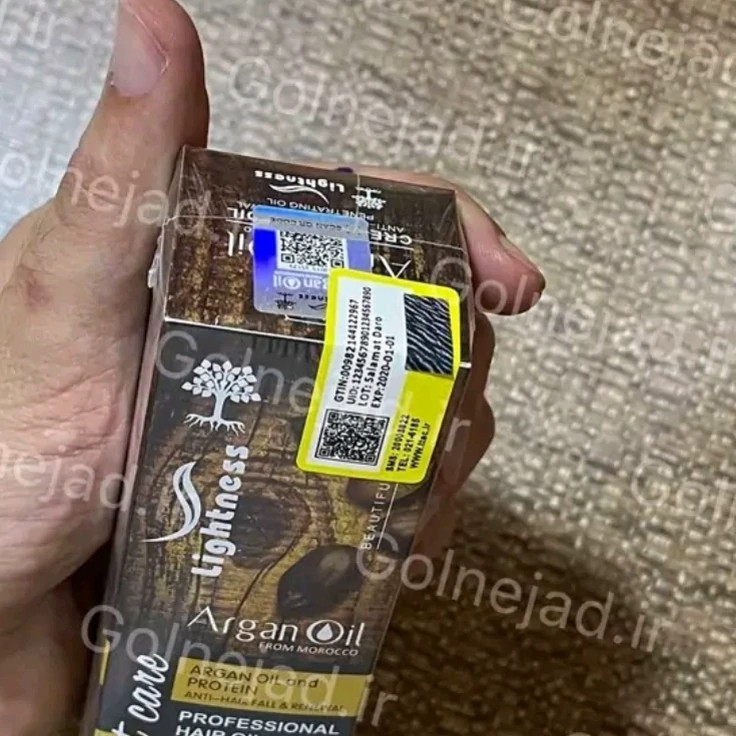شامپو ضد ریزش و تقویت کننده لایتنس مدل فاقد سولفات دارای روغن آرگان و پروتئین حجم 900 میلی لیتر