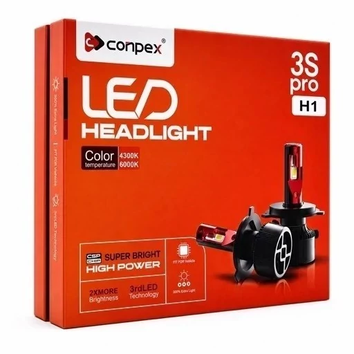 هدلایت کانپکس مدل 3S PRO پایه 9005 با گارانتی