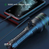 چراغ قوه 3 هزار لومنی با برد 1200 متر گرین لاین مدل GNHR3000LMBK