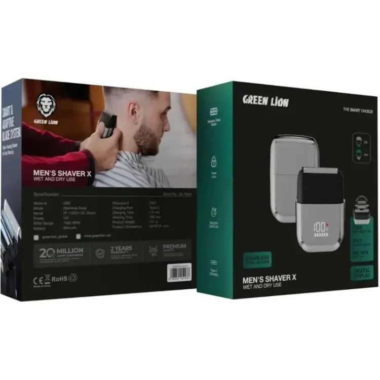 ماشین اصلاح مردانه گرین لاین GL TM45 با تکنولوژی برش مستقیم و ضد آب