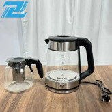 چایی ساز و کتری برقی سیلورکرست مدل وارمردار ( گرم نگه دارنده) 2.3 لیتر + 1 لیتر