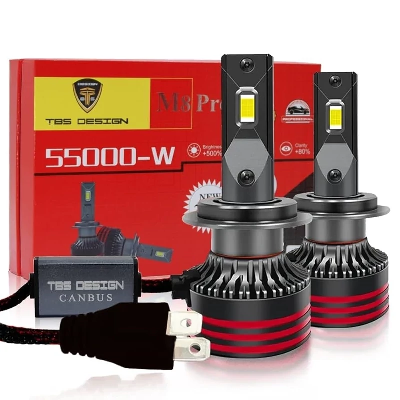 10 جفت هدلایت توبیز اصلی پایه H7 مدل M8 PROMAX