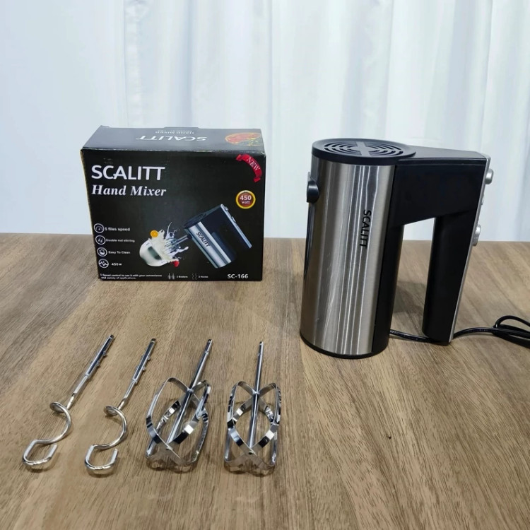 همزن برقی اسکارلت مدل SC-166 با 1 سال گارانتی 450 وات
