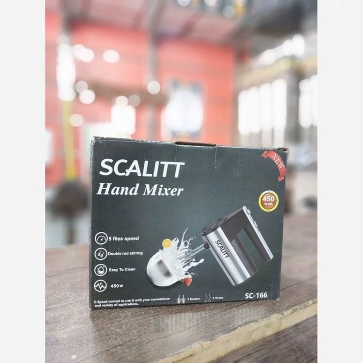 همزن برقی اسکارلت مدل SC-166 با 1 سال گارانتی 450 وات