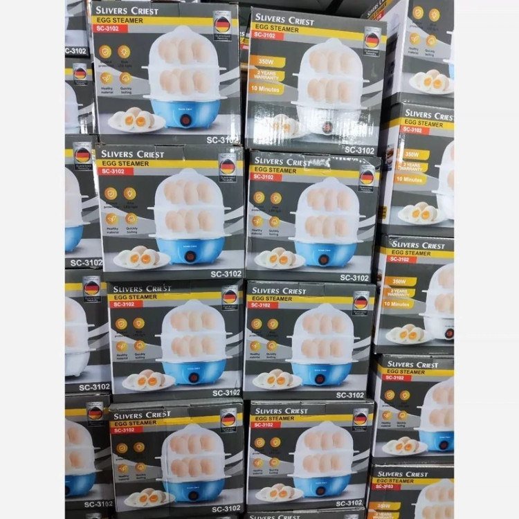 تخم مرغ آب پز دو طبقه سیلور کرست مدل SC-3102