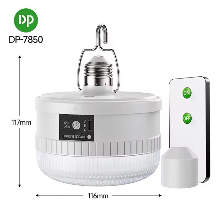 چراغ اضطراری 100W شارژی مدل DP-7850