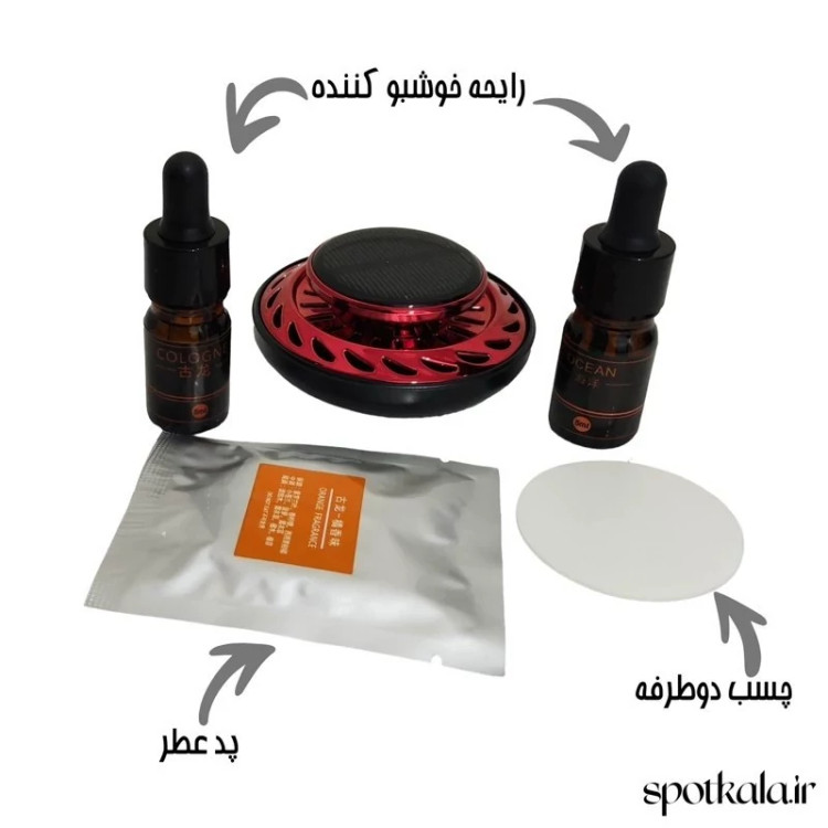 خوشبوکننده و بوگیر خورشیدی ماشین جین گه 009 (Jin Ge)