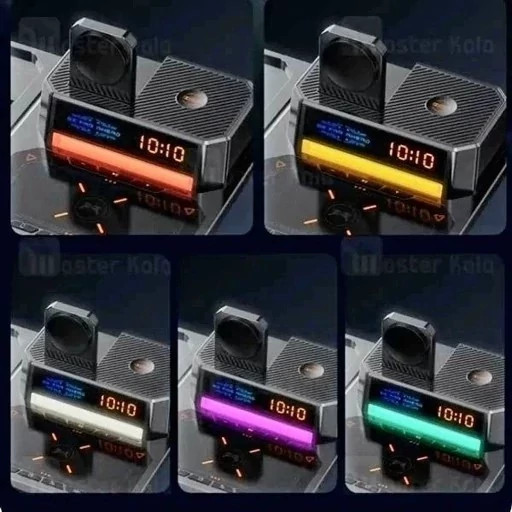 شارژر وایرلس و پایه نگهدارنده گرین لاین 6IN1 Multi Functional Wireless