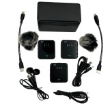میکروفن یقه ای بی سیم دو کاربره مدل SX63