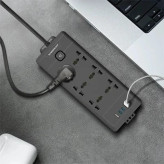 چندراهی برق پاورولوژی مدل PWCUQC034 ظرفیت 2500 وات با 6 پریز
